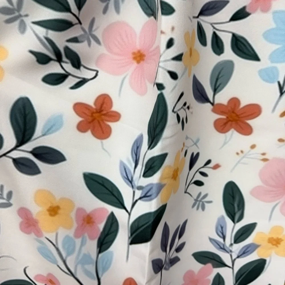 Wayfair Pastel Floral Pink Daisies Curtains 2 Panels 40x52 Lined New Cute Floral